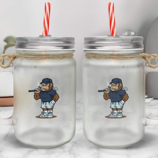 Ape Golf Mason Jar Cups