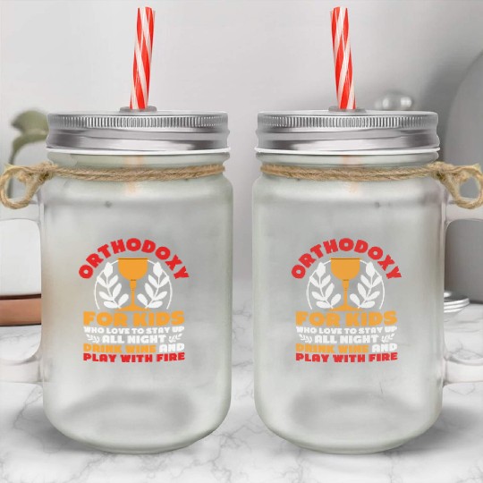 Orthodox Mason Jar Cups
