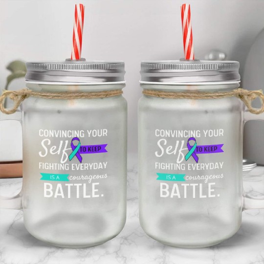 Mental Health Suicide Awareness Suicide Prevention Mason Jar Cups