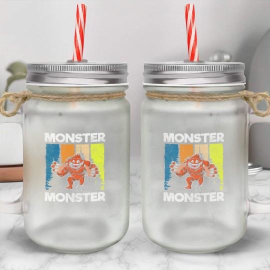 Monster Fright Character Monster Hunter Mason Jar Cups