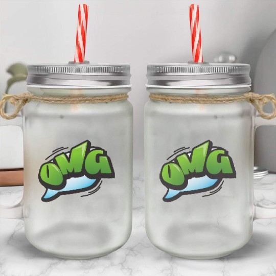 OMG Mason Jar Cups design