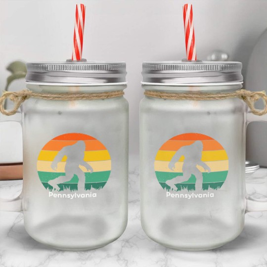 Pennsylvania Mason Jar Cups