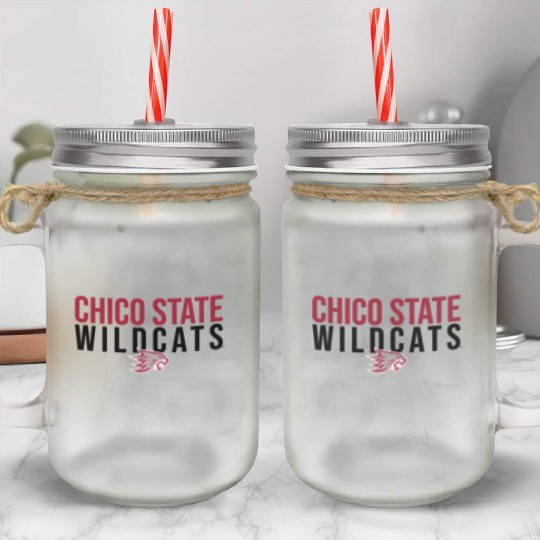 Chico State Wildcats Mason Jar Cups