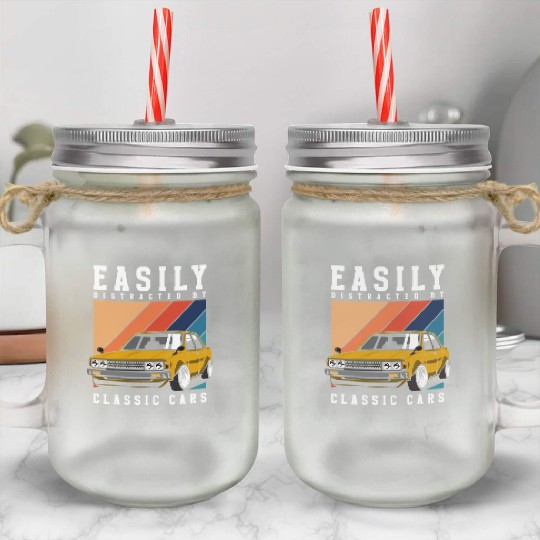 Car Mechanic Classic Mason Jar Cups