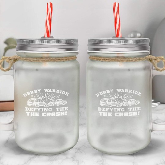 Demo Derby Demolition Derby Demolition Derby Lover Mason Jar Cups
