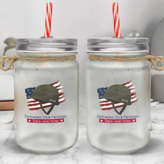 American Veteran | US Veteran | Military Veteran Mason Jar Cups