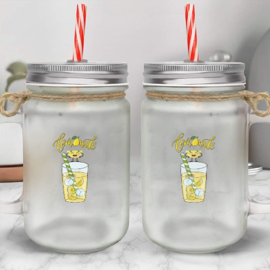 sweet lemonade Mason Jar Cups