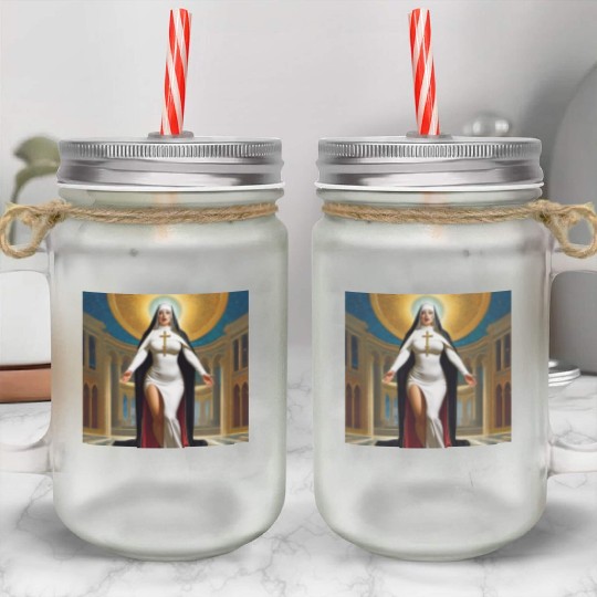 Holy Ghost Mason Jar Cups