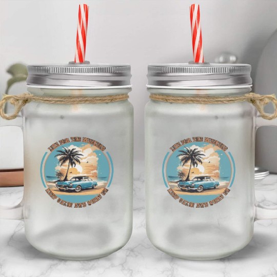 Embrace the Adventure Mason Jar Cups