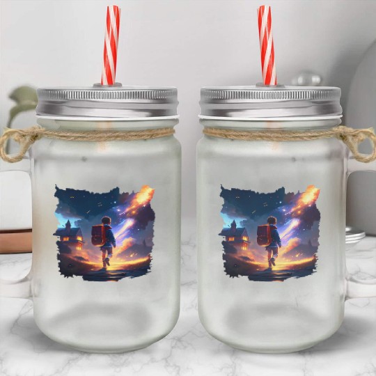 Back to school Mason Jar Cups