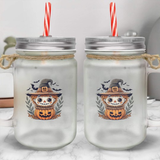 Harvest Halloween Harmony Mason Jar Cups