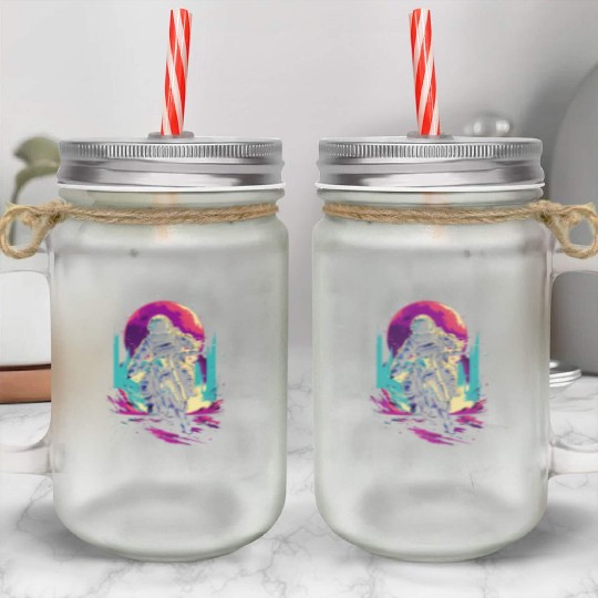 Astro Cycle Mason Jar Cups