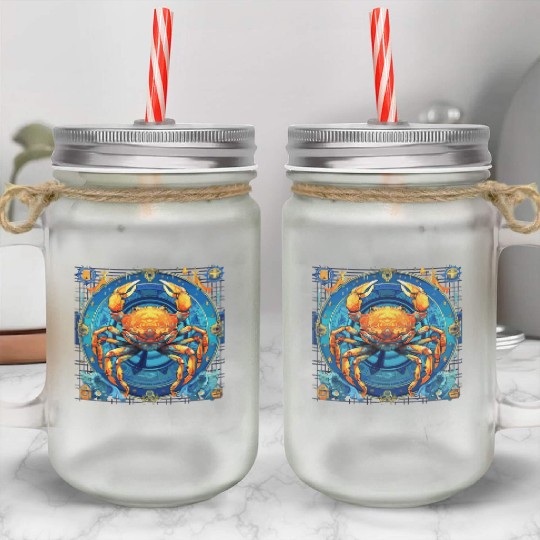 Embrace Your Cancer Identity: Cancer Zodiac Mason Jar Cups