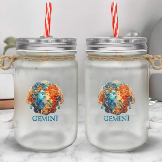 Embrace Your Gemini Identity: Gemini Zodiac Mason Jar Cups