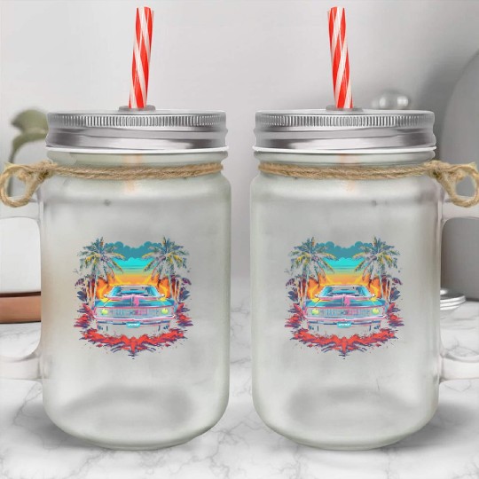Exotic Camaro Z28 Mason Jar Cups
