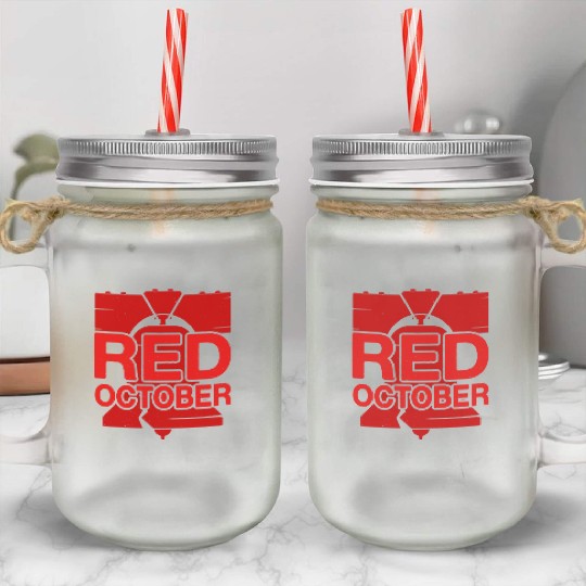 Phillies Red October Philly Philadelphia Mason Jar Cups