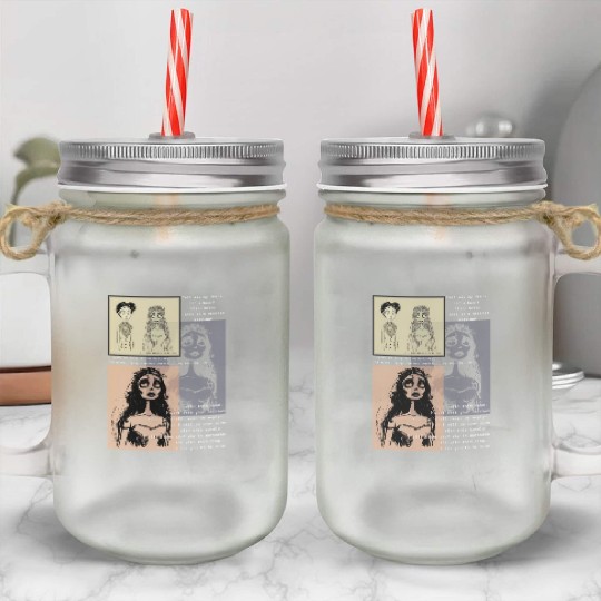 corpse bride Mason Jar Cups