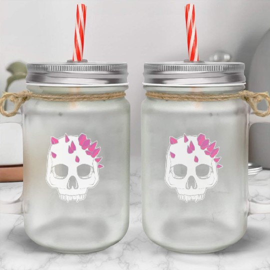 Crystal Vampire Halloween Fan Gift Mason Jar Cups