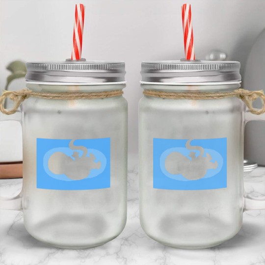 Baby Ultrasound Medical Doctor Mason Jar Cups