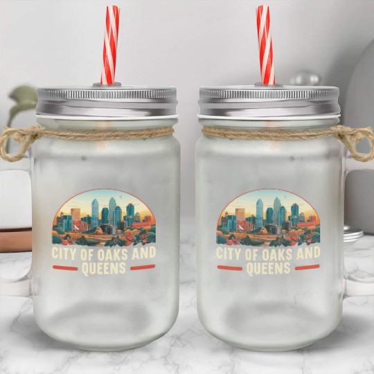 Charlotte North Carolina USA America United States Mason Jar Cups