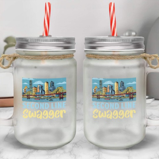 New Orleans Louisiana USA America United States Mason Jar Cups