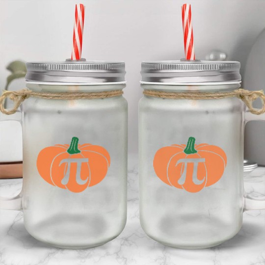 Pumpkin Pie Pi Math Teacher Thanksgiving Pi Day Mason Jar Cups