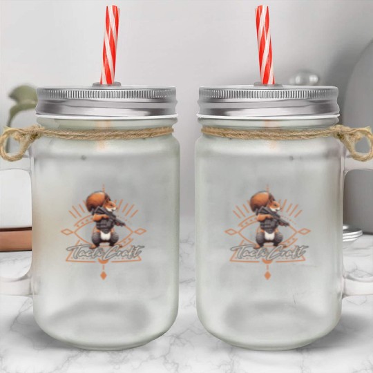 Secret Squirrel All Seeing Eye Mason Jar Cups