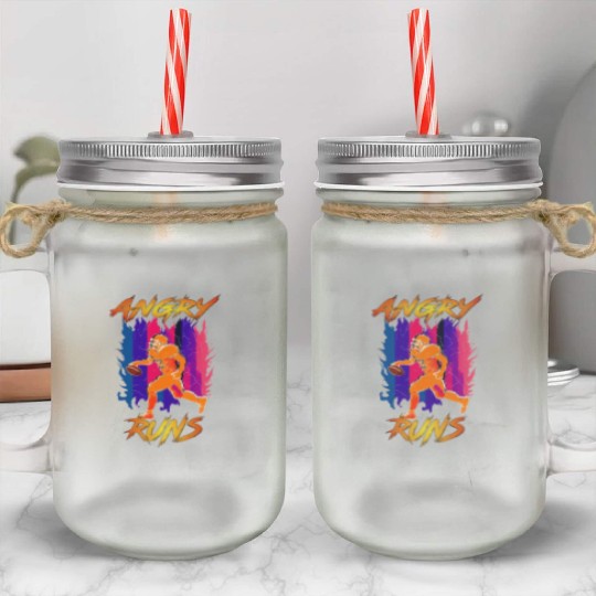 Angry Runs Good Morning Football 2023 Tour Scepter Mason Jar Cups