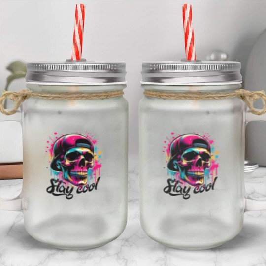 Totenkopf Stay cool Mason Jar Cups