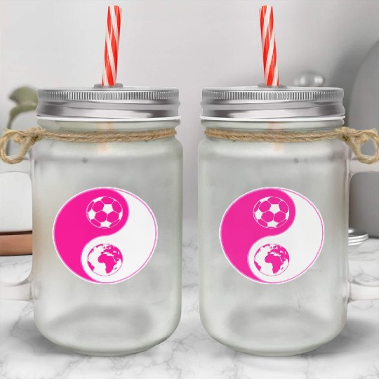 soulofsoccer joyful balance Mason Jar Cups