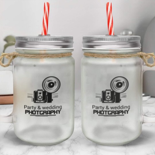 Party & wedding photography Mason Jar Cups