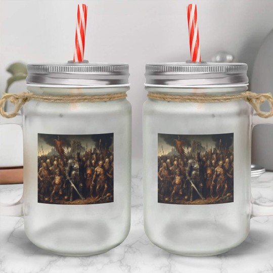 Undead Zombie Horde 10 Mason Jar Cups