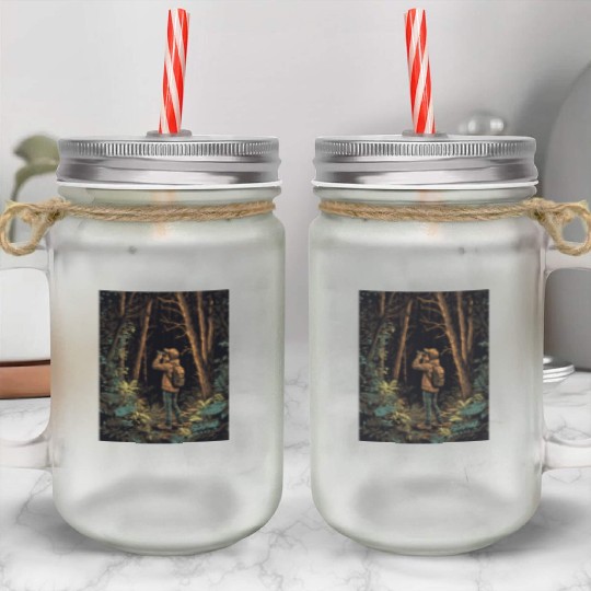 Photography Forest Nature Photographer Camera Mason Jar Cups