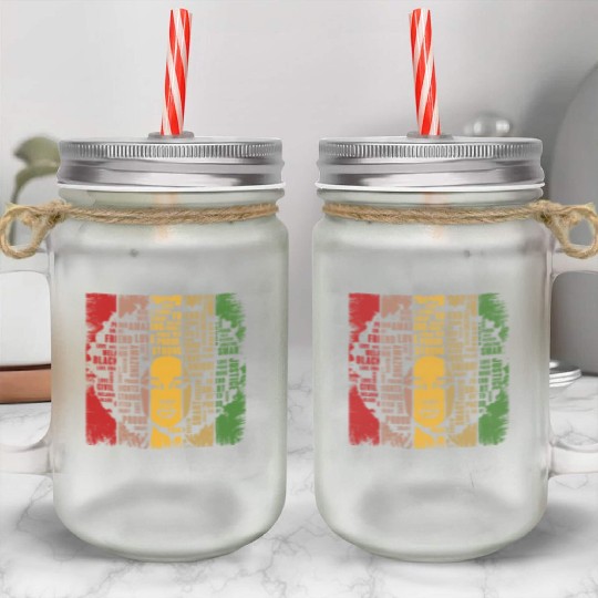 Black History Month Gift African American Mason Jar Cups