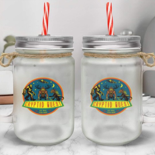 Cryptid Quest Mason Jar Cups