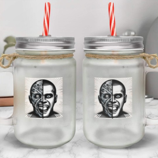 Psychological Horror psychiatric suspense Mason Jar Cups
