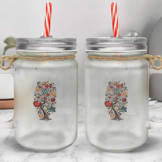 Apple tree Mason Jar Cups