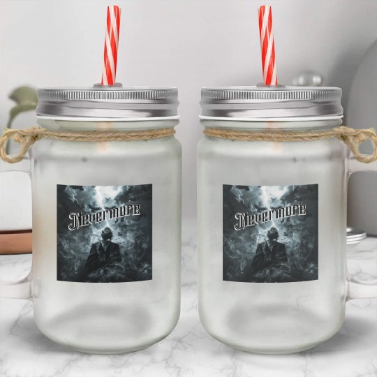 Nevermore Mason Jar Cups