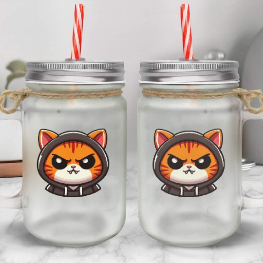 Meow Magic Mason Jar Cups
