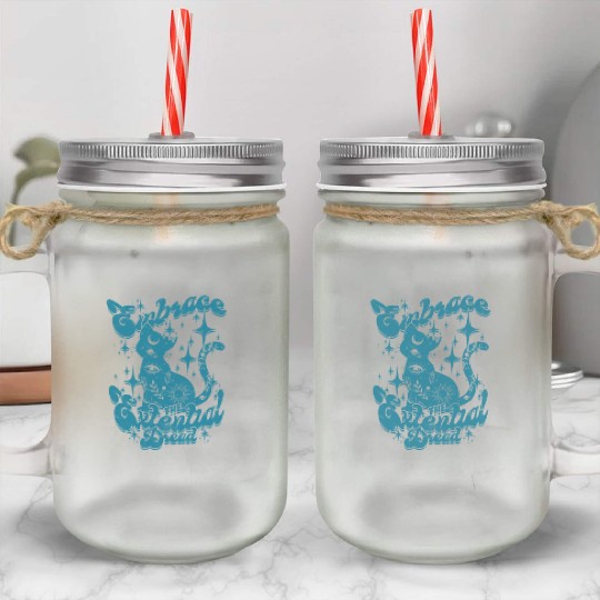 Embrace the existential Dread - Philosophy Mason Jar Cups