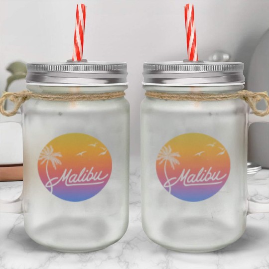 Malibu Mason Jar Cups