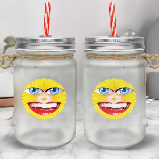 Smile Face Have a Nice Day Promote Happiness Joy Mason Jar Cups