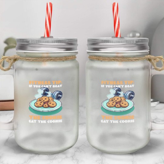 Cookie Lover Can't Beat Cookie, Eat the Cookie Mason Jar Cups