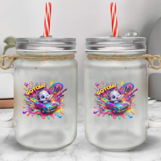 Galactic Vibes: Plosion of Splashes - GoTcha! Mason Jar Cups