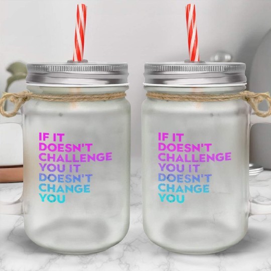 Inspirational Workout Motivational Gym Mason Jar Cups