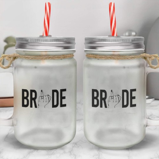 Finger Diamond Ring Bride, Bachelorette Party Mason Jar Cups