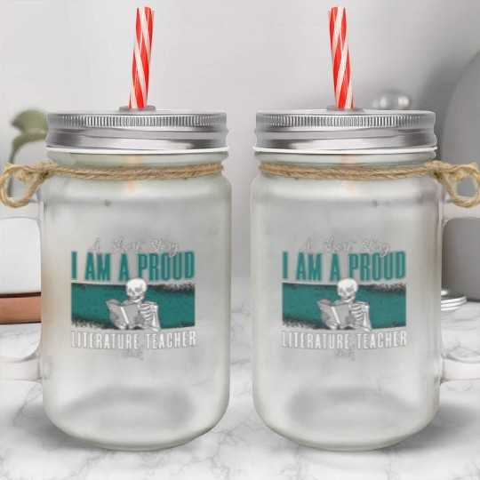 Literature Teacher A Short Story I Am A Librarian Mason Jar Cups