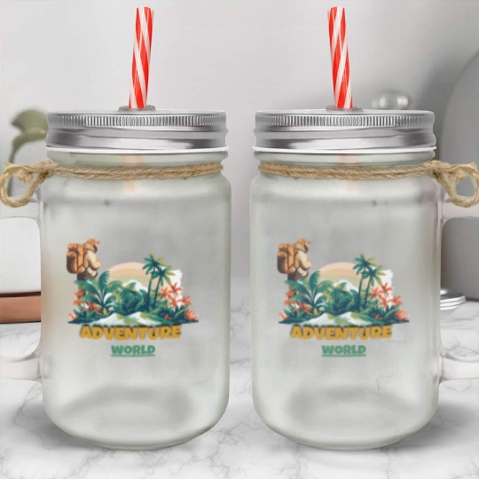 adventure world Mason Jar Cups