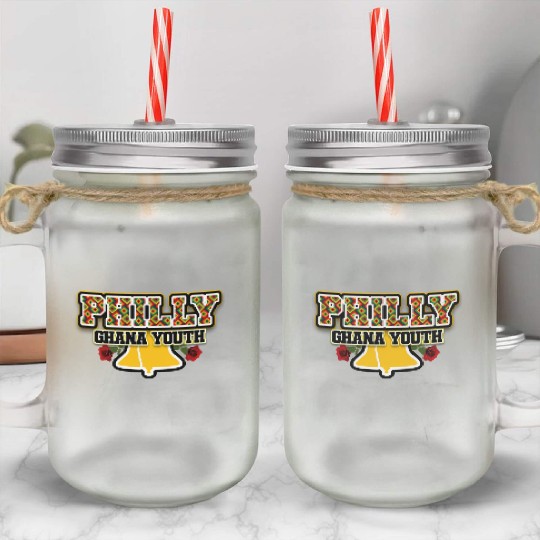 Philly Ghana Youth Bell Rose Mason Jar Cups