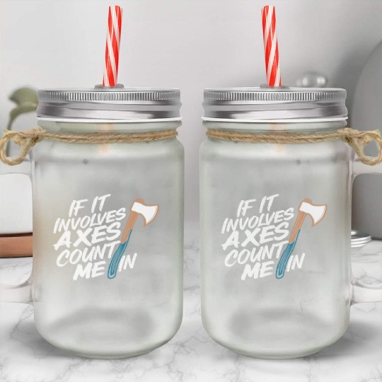 Axe Throwing Enthusiasts Championship Precision Mason Jar Cups